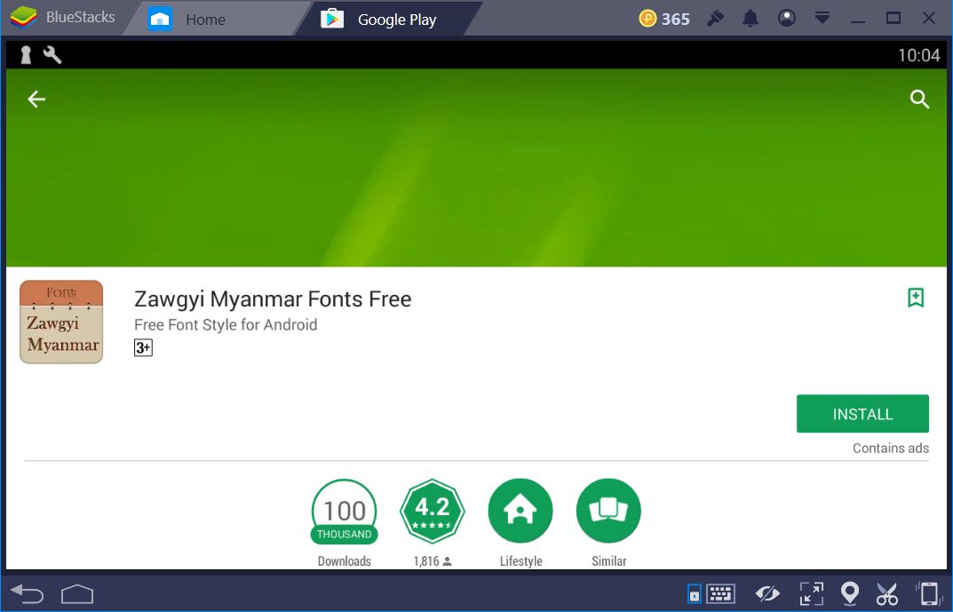 Myanmar font for windows 7